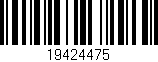 Código de barras (EAN, GTIN, SKU, ISBN): '19424475'