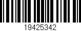 Código de barras (EAN, GTIN, SKU, ISBN): '19425342'