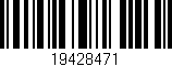Código de barras (EAN, GTIN, SKU, ISBN): '19428471'