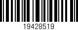 Código de barras (EAN, GTIN, SKU, ISBN): '19428519'