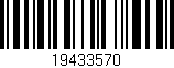 Código de barras (EAN, GTIN, SKU, ISBN): '19433570'