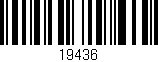 Código de barras (EAN, GTIN, SKU, ISBN): '19436'