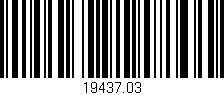 Código de barras (EAN, GTIN, SKU, ISBN): '19437.03'