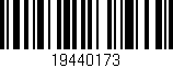 Código de barras (EAN, GTIN, SKU, ISBN): '19440173'