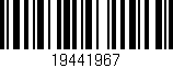 Código de barras (EAN, GTIN, SKU, ISBN): '19441967'