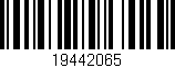 Código de barras (EAN, GTIN, SKU, ISBN): '19442065'