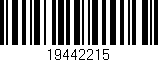 Código de barras (EAN, GTIN, SKU, ISBN): '19442215'