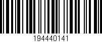Código de barras (EAN, GTIN, SKU, ISBN): '194440141'