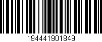 Código de barras (EAN, GTIN, SKU, ISBN): '194441901849'