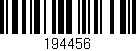 Código de barras (EAN, GTIN, SKU, ISBN): '194456'
