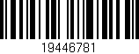 Código de barras (EAN, GTIN, SKU, ISBN): '19446781'