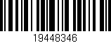 Código de barras (EAN, GTIN, SKU, ISBN): '19448346'