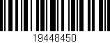 Código de barras (EAN, GTIN, SKU, ISBN): '19448450'