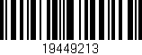 Código de barras (EAN, GTIN, SKU, ISBN): '19449213'