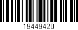 Código de barras (EAN, GTIN, SKU, ISBN): '19449420'