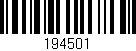Código de barras (EAN, GTIN, SKU, ISBN): '194501'