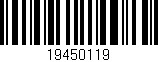 Código de barras (EAN, GTIN, SKU, ISBN): '19450119'