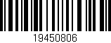Código de barras (EAN, GTIN, SKU, ISBN): '19450806'