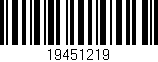 Código de barras (EAN, GTIN, SKU, ISBN): '19451219'