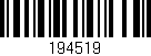 Código de barras (EAN, GTIN, SKU, ISBN): '194519'