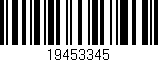 Código de barras (EAN, GTIN, SKU, ISBN): '19453345'