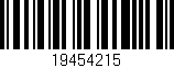Código de barras (EAN, GTIN, SKU, ISBN): '19454215'