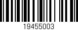 Código de barras (EAN, GTIN, SKU, ISBN): '19455003'