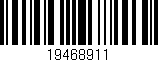 Código de barras (EAN, GTIN, SKU, ISBN): '19468911'