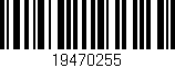Código de barras (EAN, GTIN, SKU, ISBN): '19470255'