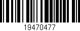 Código de barras (EAN, GTIN, SKU, ISBN): '19470477'