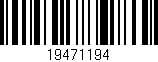 Código de barras (EAN, GTIN, SKU, ISBN): '19471194'