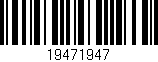 Código de barras (EAN, GTIN, SKU, ISBN): '19471947'