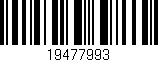 Código de barras (EAN, GTIN, SKU, ISBN): '19477993'