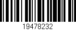 Código de barras (EAN, GTIN, SKU, ISBN): '19478232'