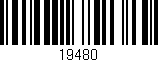 Código de barras (EAN, GTIN, SKU, ISBN): '19480'