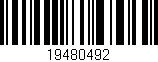 Código de barras (EAN, GTIN, SKU, ISBN): '19480492'