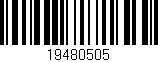 Código de barras (EAN, GTIN, SKU, ISBN): '19480505'