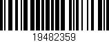 Código de barras (EAN, GTIN, SKU, ISBN): '19482359'
