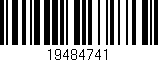 Código de barras (EAN, GTIN, SKU, ISBN): '19484741'