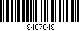 Código de barras (EAN, GTIN, SKU, ISBN): '19487049'