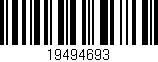 Código de barras (EAN, GTIN, SKU, ISBN): '19494693'