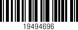 Código de barras (EAN, GTIN, SKU, ISBN): '19494696'