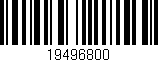 Código de barras (EAN, GTIN, SKU, ISBN): '19496800'