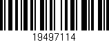 Código de barras (EAN, GTIN, SKU, ISBN): '19497114'