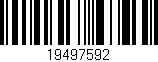 Código de barras (EAN, GTIN, SKU, ISBN): '19497592'
