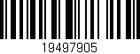 Código de barras (EAN, GTIN, SKU, ISBN): '19497905'