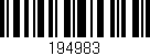 Código de barras (EAN, GTIN, SKU, ISBN): '194983'