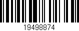 Código de barras (EAN, GTIN, SKU, ISBN): '19498874'