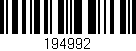 Código de barras (EAN, GTIN, SKU, ISBN): '194992'