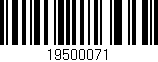 Código de barras (EAN, GTIN, SKU, ISBN): '19500071'